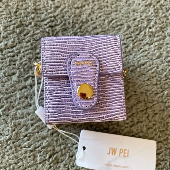 JW PEI Mini Lavender Square Box Bag - Picture 4 of 12